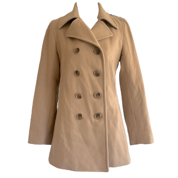 J. Crew Jackets & Blazers - J. Crew Double Breasted Wool Coat Thinsulate Lined Pockets S